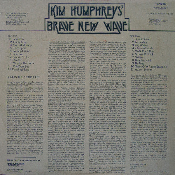 Kim Humphreys – Brave New Wave LP vinyl record, image 2 of 4