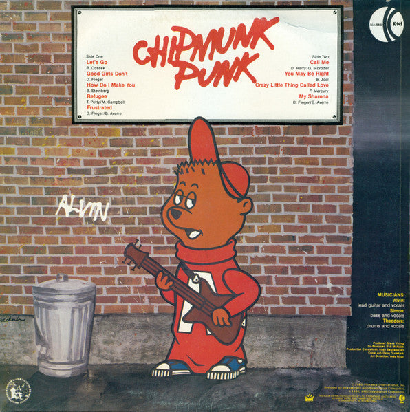 The Chipmunks – Chipmunk Punk LP vinyl record, image 2 of 4