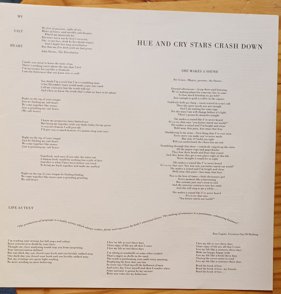 Hue & Cry – Stars Crash Down LP vinyl record, image 3 of 6