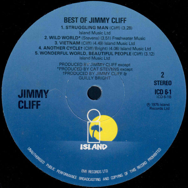 Jimmy Cliff – The Best Of Jimmy Cliff (2xLP) LP vinyl record, image 6 of 8