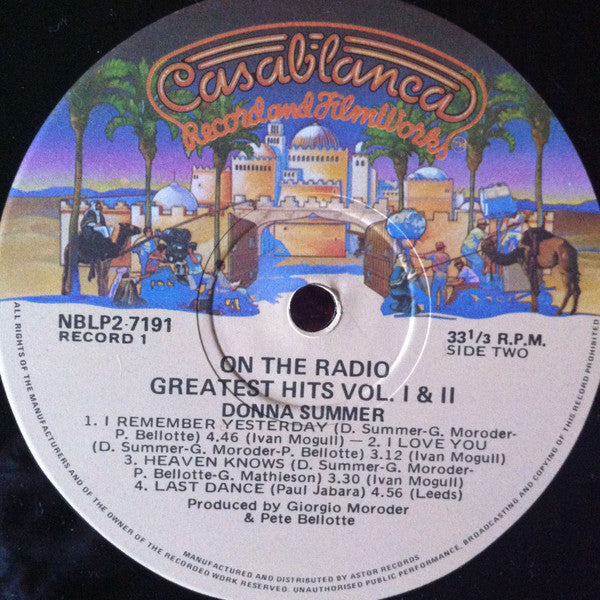 Donna Summer – On The Radio - Greatest Hits - Volume I & II (2xLP) LP vinyl record, image 4 of 6