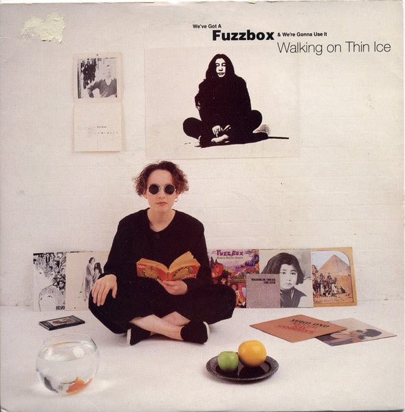 We've Got A Fuzzbox And We're Gonna Use It – Walking On Thin Ice 7" vinyl record, image 1 of 4