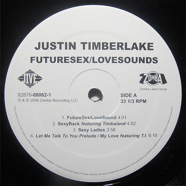 Justin Timberlake – Futuresex / Lovesounds (2xLP) LP vinyl record, image 5 of 8