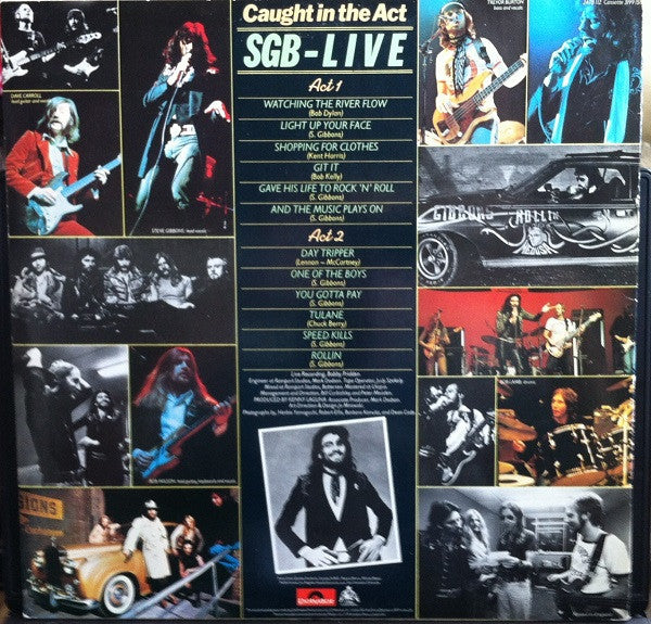 Steve Gibbons Band – Caught In The Act LP vinyl record, image 2 of 4