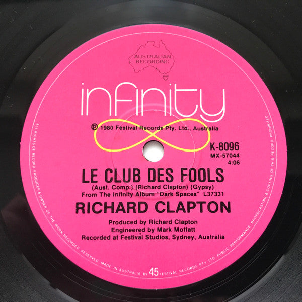 Richard Clapton – High Society 7" vinyl record, image 2 of 3
