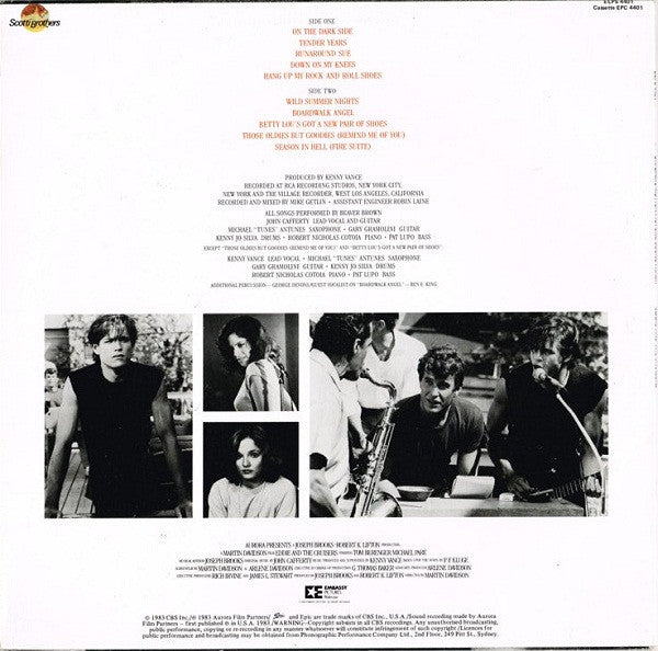 John Cafferty And The Beaver Brown Band – Eddie And The Cruisers (Original Motion Picture Soundtrack) LP vinyl record, image 2 of 4