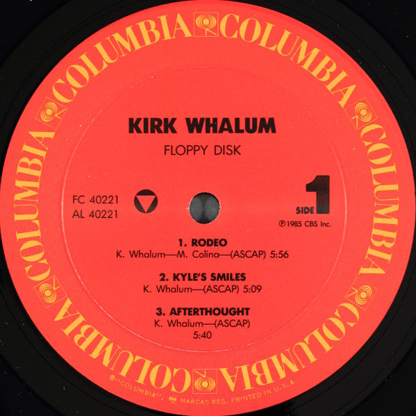 Kirk Whalum – Floppy Disk LP vinyl record, image 3 of 6