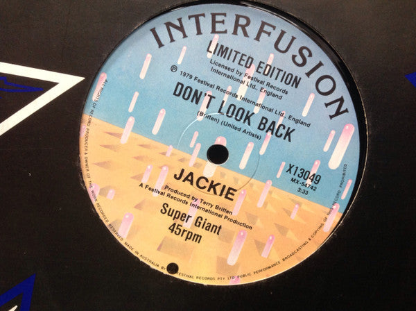 Jackie – Under Fire 12" vinyl record, image 2 of 2