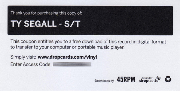 Ty Segall – Ty Segall LP vinyl record, image 8 of 10