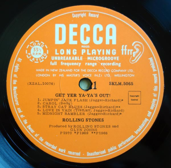 The Rolling Stones – Get Yer Ya-Ya's Out! (The Rolling Stones In Concert) LP vinyl record, image 3 of 4