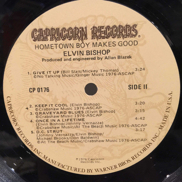 Elvin Bishop – Hometown Boy Makes Good ! LP vinyl record, image 4 of 10