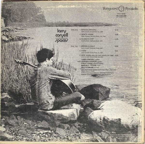 Larry Coryell – Spaces LP vinyl record, image 2 of 4