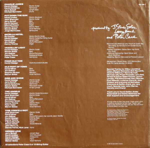 Peter Case – The Man With The Blue Postmodern Fragmented Neo-Traditionalist Guitar LP vinyl record, image 3 of 10
