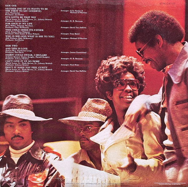 Gladys Knight And The Pips – Neither One Of Us LP vinyl record, image 2 of 4