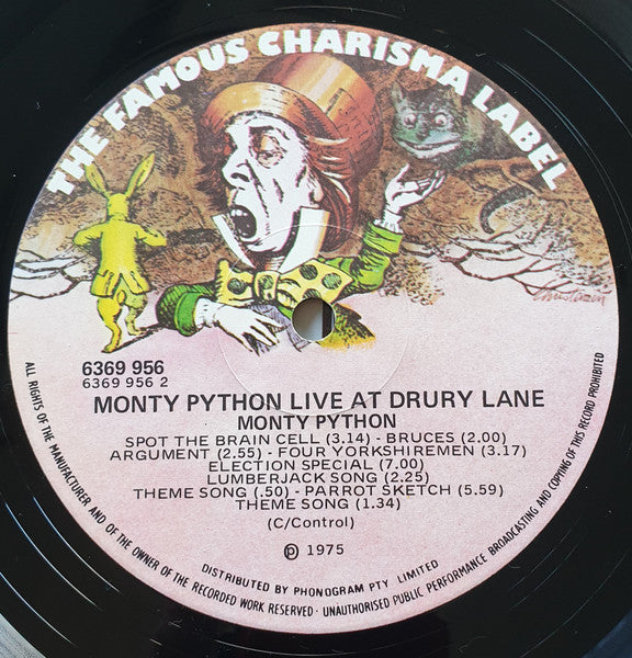 Monty Python – Monty Python Live At Drury Lane LP vinyl record, image 4 of 4