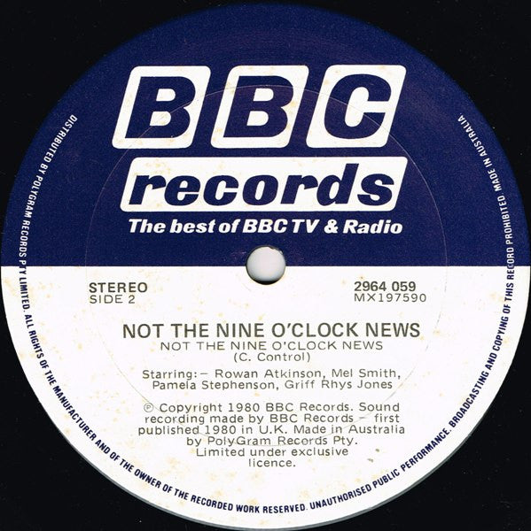 Not The Nine O'Clock News – Not The Nine O'Clock News... LP vinyl record, image 4 of 4