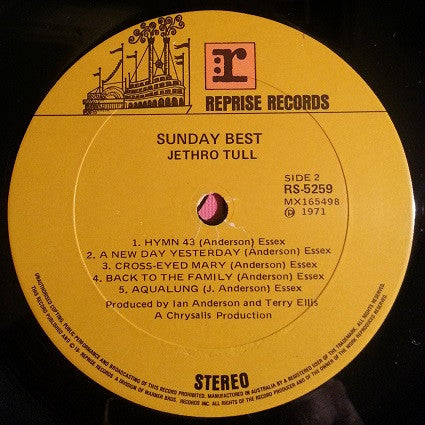 Jethro Tull – Sunday Best LP vinyl record, image 4 of 4
