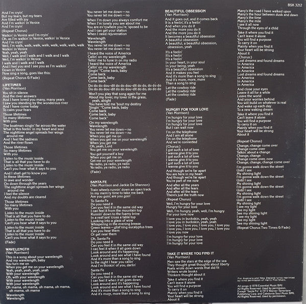 Van Morrison – Wavelength LP vinyl record, image 6 of 6
