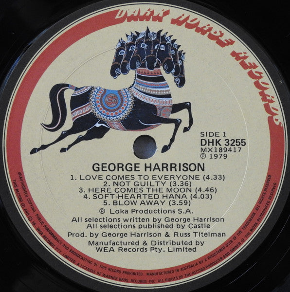 George Harrison – George Harrison LP vinyl record, image 5 of 6