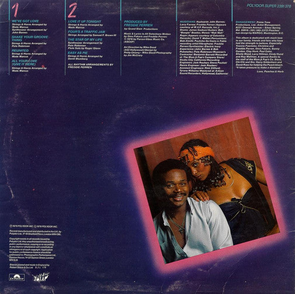 Peaches & Herb – 2 Hot! LP vinyl record, image 2 of 4