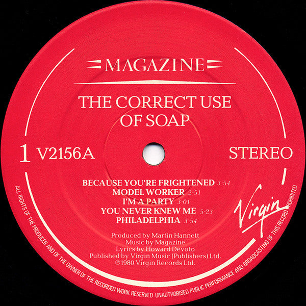 Magazine – The Correct Use Of Soap LP vinyl record, image 3 of 4