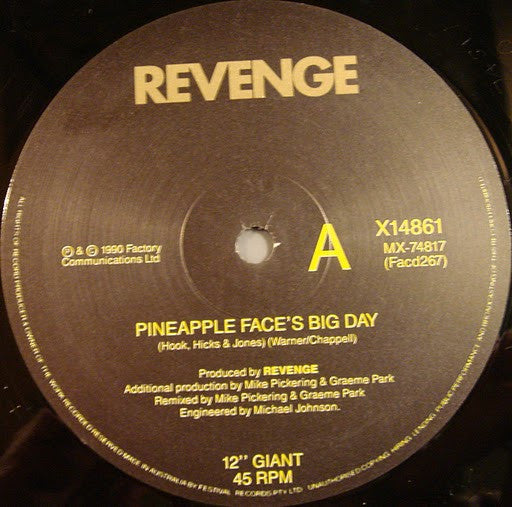 Revenge – Pineapple Face 12" vinyl record, image 3 of 4
