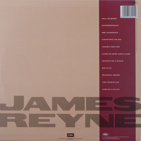 James Reyne – James Reyne LP vinyl record, image 2 of 6
