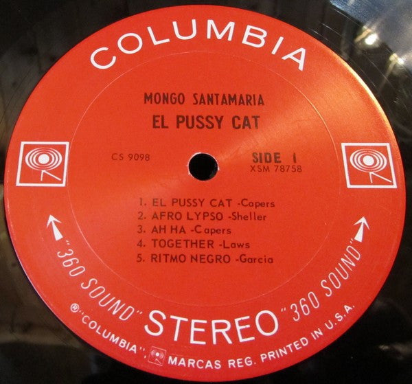 Mongo Santamaria – El Pussy Cat LP vinyl record, image 2 of 4