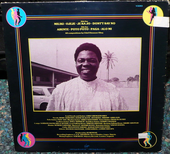 Ebenezer Obey – Je Ka Jo LP vinyl record, image 2 of 4