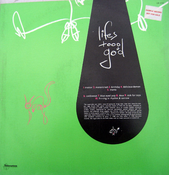 The Sugarcubes – Life's Too Good LP vinyl record, image 2 of 6