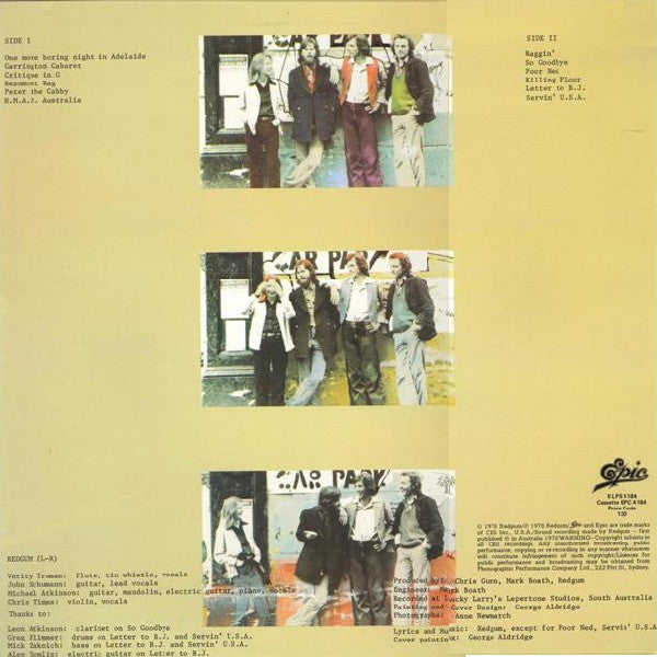 Redgum – If You Don't Fight You Lose LP vinyl record, image 2 of 5