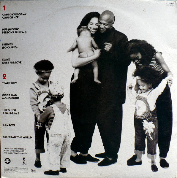Womack & Womack – Conscience LP vinyl record, image 2 of 6
