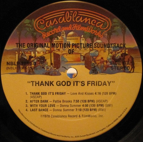 Various – Thank God It's Friday (The Original Motion Picture Soundtrack) (2xLP) LP vinyl record, image 3 of 10
