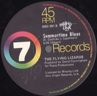 The Flying Lizards – Money 12" vinyl record, image 2 of 2