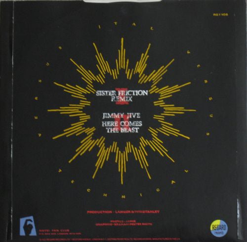 Haysi Fantayzee – Sister Friction 12" vinyl record, image 2 of 4