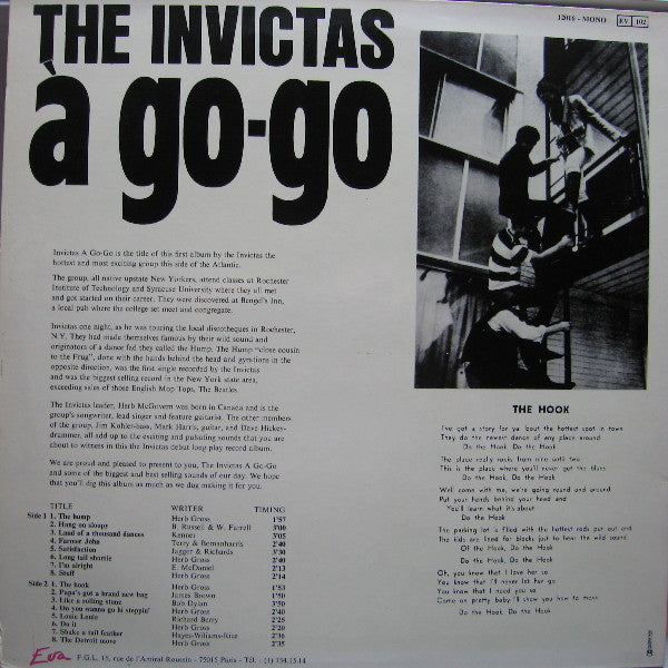 The Invictas – The Invictas À Go-Go LP vinyl record, image 2 of 4