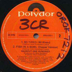 Haircut One Hundred – So Tired 12" vinyl record, image 2 of 4