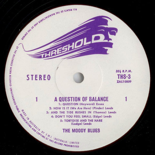 The Moody Blues – A Question Of Balance LP vinyl record, image 4 of 5