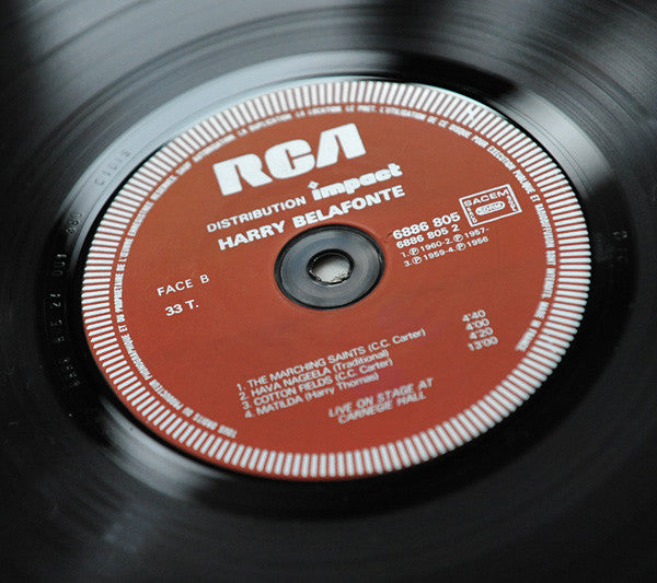 Harry Belafonte – Harry Belafonte LP vinyl record, image 4 of 4