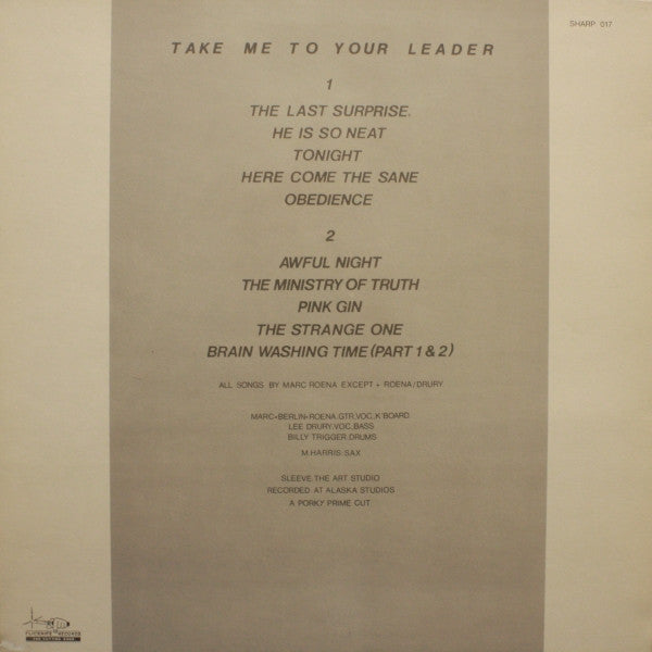 Erazerhead – Take Me To Your Leader LP vinyl record, image 2 of 3