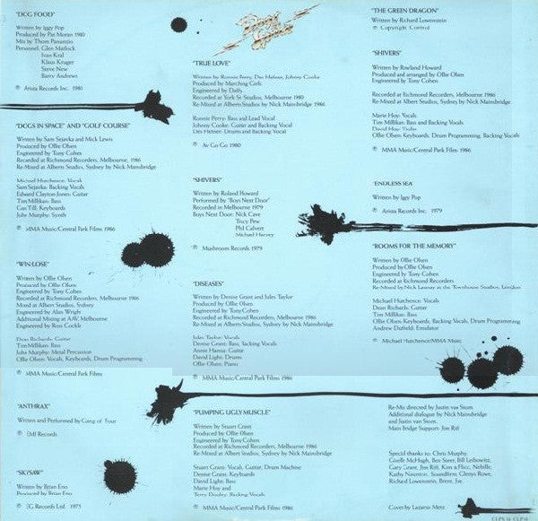 Various – Dogs In Space (Original Motion Picture Soundtrack) LP vinyl record, image 7 of 7