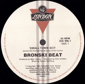 Bronski Beat – Smalltown Boy 12" vinyl record, image 3 of 4