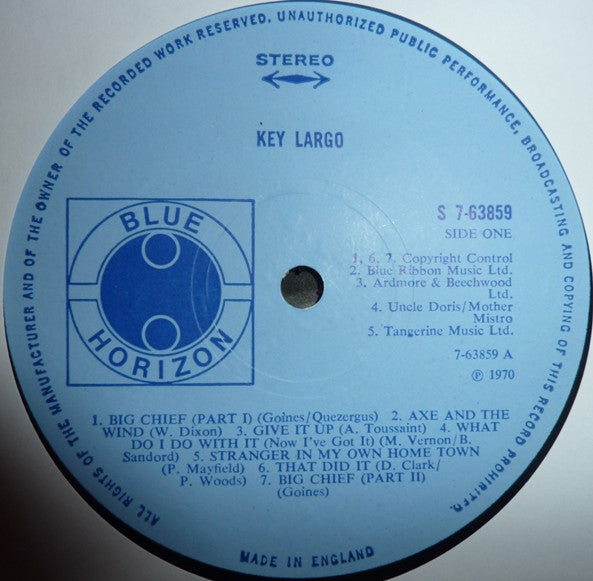 Key Largo – Key Largo LP vinyl record, image 3 of 4