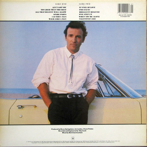 Bruce Springsteen – Tunnel Of Love LP vinyl record, image 2 of 5