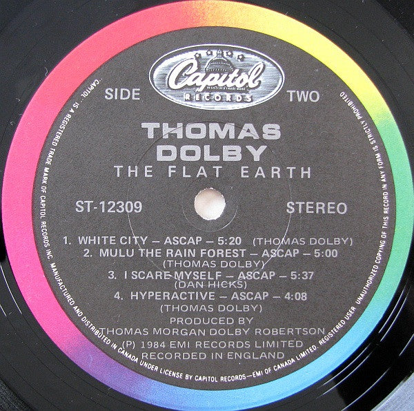 Thomas Dolby – The Flat Earth LP vinyl record, image 3 of 10