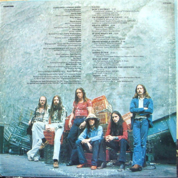 James Montgomery Band – First Time Out LP vinyl record, image 2 of 3