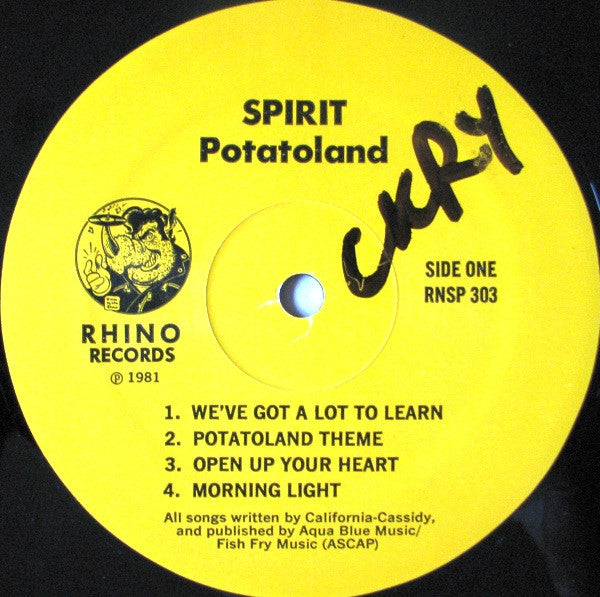 Spirit – The Adventures Of Kaptain Kopter & Commander Cassidy In Potato Land LP vinyl record, image 3 of 5