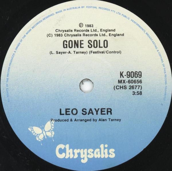 Leo Sayer – Orchard Road 7" vinyl record, image 2 of 2