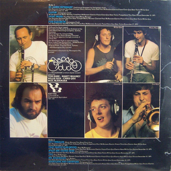 Galapagos Duck, Don Burrows – St James LP vinyl record, image 2 of 5