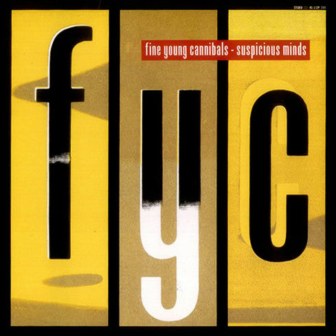 Fine Young Cannibals – Suspicious Minds 12" vinyl record, image 1 of 4